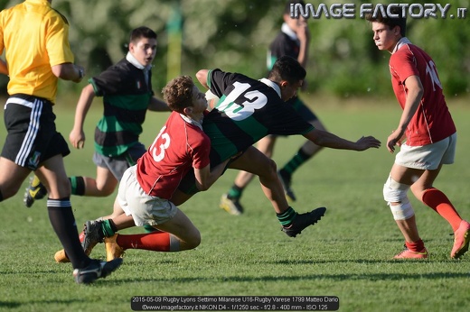 2015-05-09 Rugby Lyons Settimo Milanese U16-Rugby Varese 1799 Matteo Dario